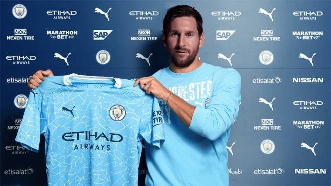 messi sang mancity - debet