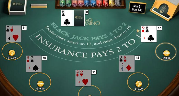 blackjack tại cổng game bài debet
